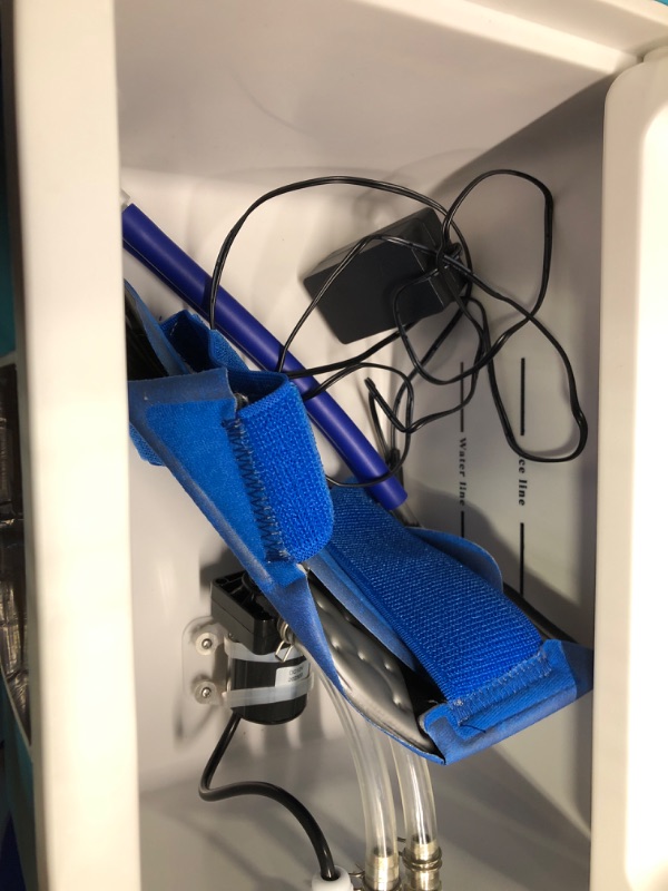 Photo 6 of ** FOR PARTS ONLY ** Cold Therapy Machine — Cryotherapy Freeze Kit System — for Post-Surgery Care, ACL, MCL, Swelling, Sprains, and Other Injuries — Wearable, Adjustable Knee Pad — Cooler Pump with Digital Timer