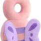 Photo 1 of Baby Walker Head Protector Toddler Adjustable Baby Head Protection Backpack Wear Safety Pad (Pink Butterfly)