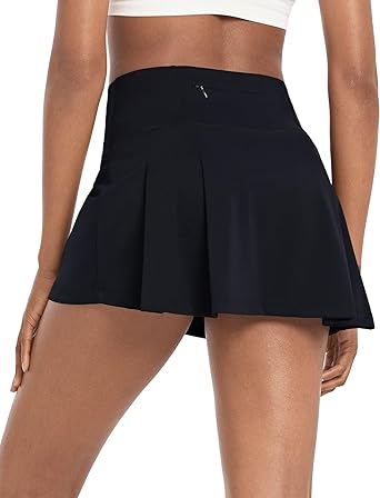 Photo 1 of BALEAF Women's 13" Tennis Skirts Golf Skort High Waisted Athletic Pleated Pockets Linner Running Sports Workout Casual Cute Meduim