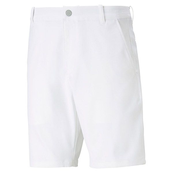 Photo 1 of PUMA Golf Dealer 8 Shorts (White Glow) Men's Clothing