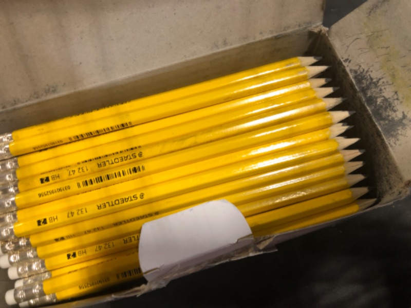 Photo 3 of STAEDTLER, INC. Woodcase Pencil Graphite Lead Yellow Barrel 144/Pack 13247C144A6