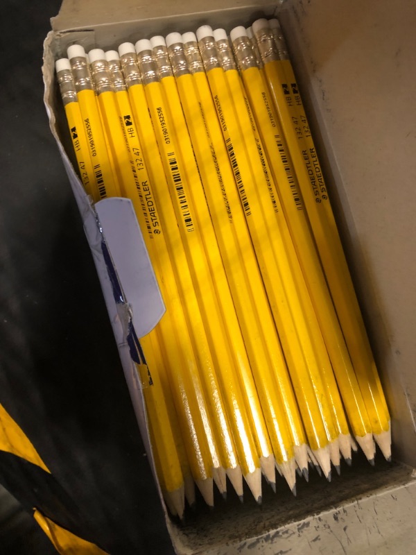 Photo 3 of STAEDTLER, INC. Woodcase Pencil Graphite Lead Yellow Barrel 144/Pack 13247C144A6