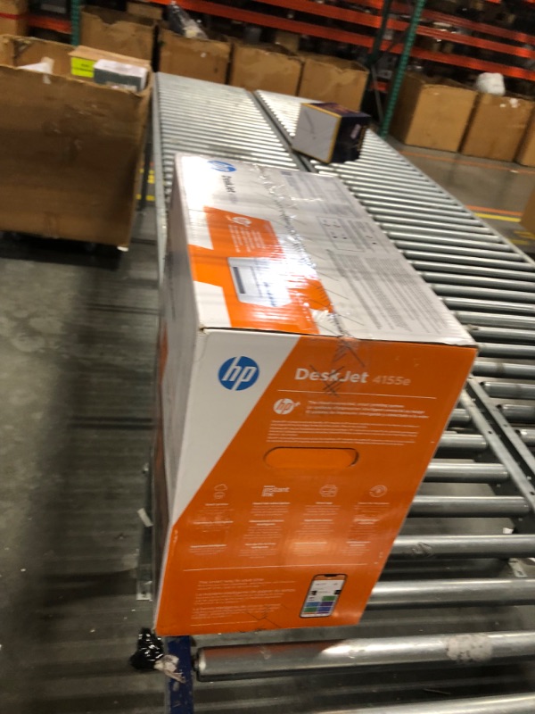 Photo 1 of HP DeskJet 4155e Wireless Color All-in-One Printer & 67XL Tri-Color High-Yield Ink Cartridge | 3YM58AN & 67XL Black High-Yield Ink Cartridge | 3YM57AN Printer + Tri-color Ink + Black Ink
