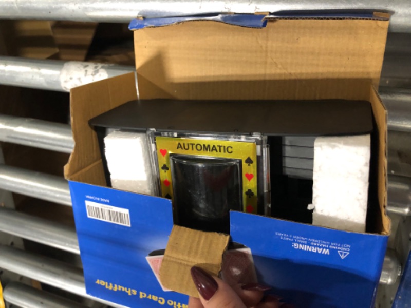 Photo 1 of Automatic Card Shuffler, Battery-Operated for UNO,Phase10, Texas Hold'em, Poker, Home Card Games, Blackjack, Party Club