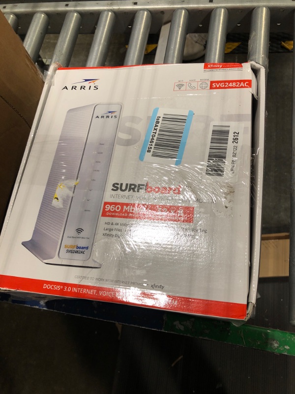 Photo 3 of ARRIS SURFboard SVG2482AC DOCSIS 3.0 Cable Modem & AC2350 Wi-Fi Router | Comcast Xfinity Internet & Voice | Four 1 Gbps Ports | 2 Telephony Ports for Digital Voice | Up to 800 Mbps | 2 Year Warranty Docsis 3.0 24x8 Modem | AC1750 Router | Xfinity Telco Ro