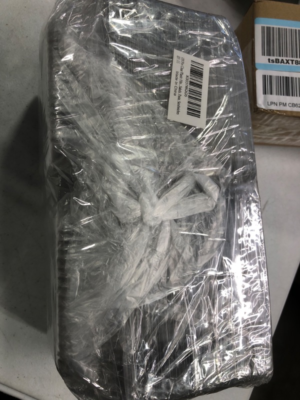 Photo 1 of 120 Pcs Clear Plastic Hinged Take Out Containers Disposable Clamshell Food Cake Containers with Lids 5.3 x 4.7 x 2.8 inch for Dessert, Cakes, Cookies, Salads, Pasta, Sandwiches