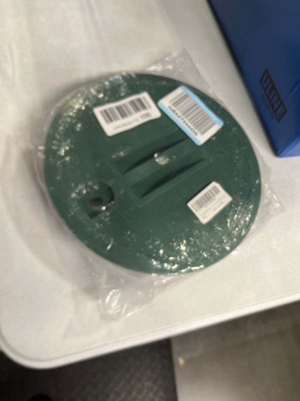 Photo 2 of 10 inch Valve Box Cover Lid Green Sprinkler Valve Box Lid Replacement for Sprinkler System Irrigation Circular Valve Box Lid