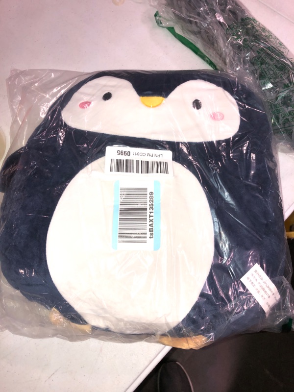 Photo 2 of CASAGOOD Soft Penguin Plush Hugging Pillow Cute Stuffed Animal Plushies Toy Kids Stuffed Animals Plush Toys for Birthday, Valentine, Christmas Navy Penguin