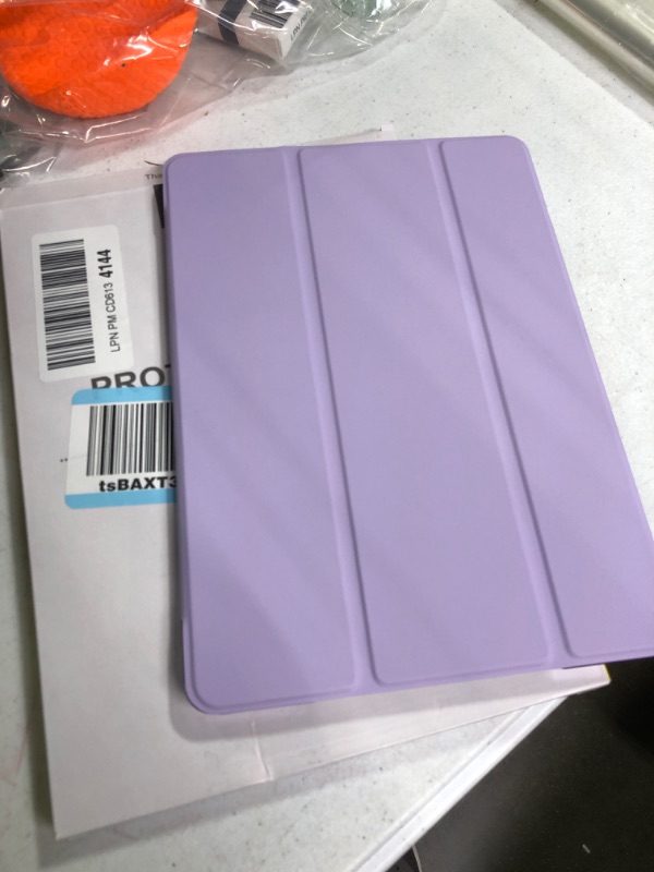 Photo 2 of JETech Case for iPad (9.7-Inch, 2018/2017 Model, 6th/5th Generation), Smart Cover Auto Wake/Sleep, Light Purple