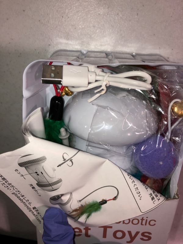 Photo 1 of PETNEY Interactive Cat Toys, Rechargeable Automatic Cat Feather Toys with 3 Feathers & 2 Sticks, Smart Electric Cat Toys for Indoor Cats, Pet Exercise Toys as GiftsPETNEY Interactive Cat Toys, Rechargeable Automatic Cat Feather Toys with 3 Feathers & 2 St