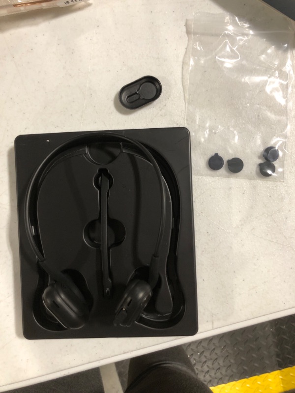 Photo 1 of Giveet Bluetooth 5.3 Headset with Detachable Microphone, DSP Noise Cancelling Wireless Headset for Phone PC Laptop, Open Ear Comfort Headphones for Office Home Working Driving Running, 12 Hrs Playtime
BOX DAMAGED