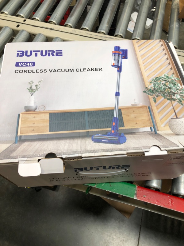 Photo 2 of ***FOR PARTS ONLY** BuTure Cordless Vacuum Cleaner, 38Kpa 450W with Brushless Motor Headlights Stick Vacuum Handheld Wireless Household Vacuum Cleaner for Pet Hair Carpet and Hard Floor