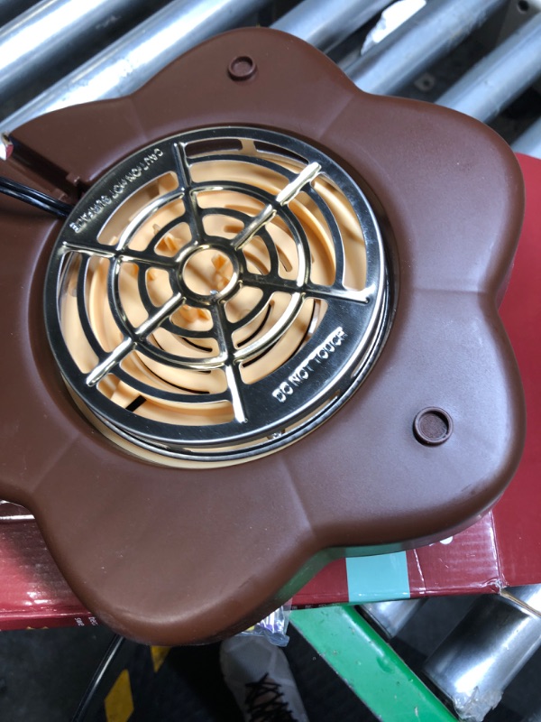 Photo 4 of **USED** Smores Maker Tabletop Indoor, Electric Flameless Marshmallow Roaster, S'mores Kit with 6 Compartment Trays and 4 Forks, Housewarming Gifts for New House, Movie Night Supplies