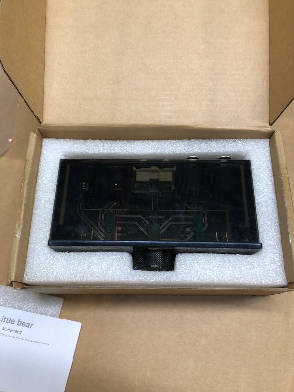 Photo 1 of Nobsound Little Bear MC2 Mini Fully-Balanced/Single-Ended Passive Preamp; Hi-Fi Pre-Amplifier; XLR/RCA Volume Controller for Active Monitor Speakers (Black)