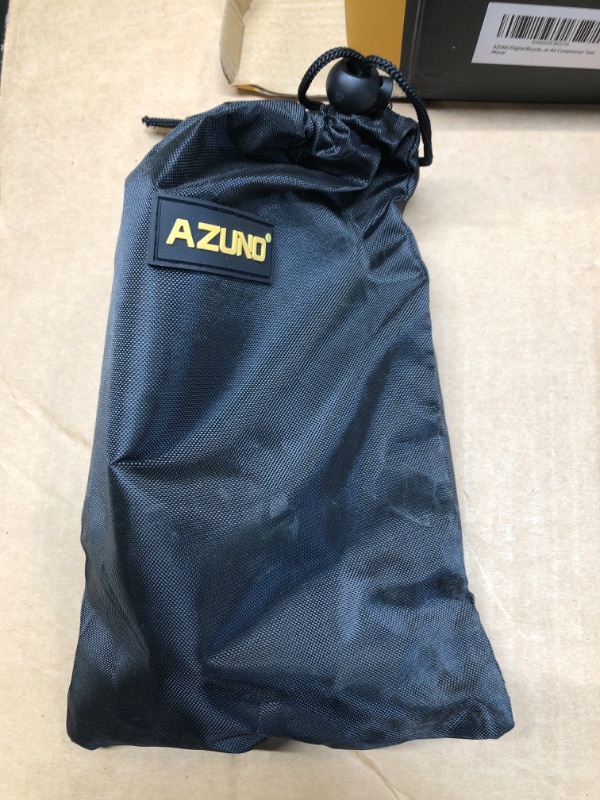 Photo 1 of AZUNO Digital Tire Inflator with Pressure Gauge, 200 PSI, Heavy Duty Air Compressor Accessories, w/Rubber Hose Lock on Air Chuck and Quick Connect Coupler