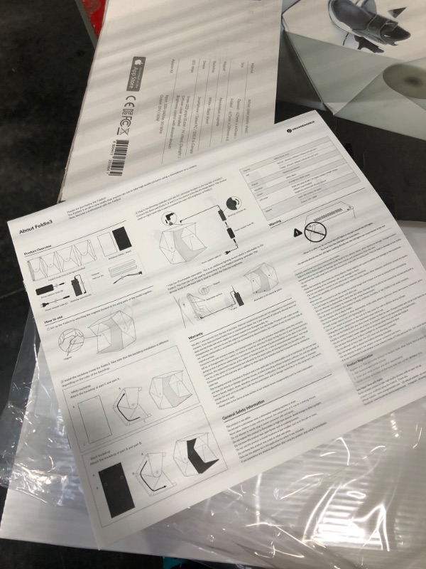 Photo 1 of Foldio3 | 25" Portable Product Photo Studio Light Box with Dimmable LED Light | ORANGEMONKIE | World 1st All-in-one Photo Studio