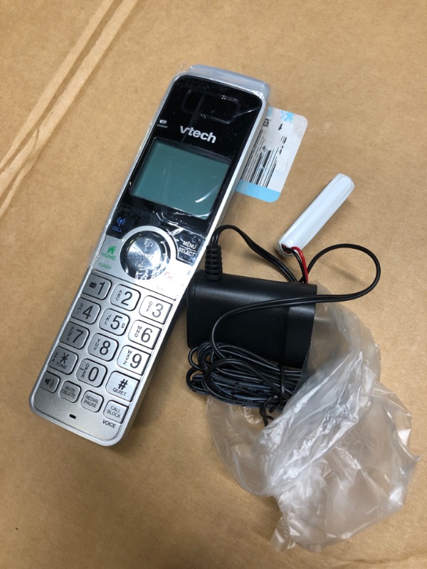 Photo 3 of VTech IS8102 Accessory Handset for IS8121 Phones with Super Long Range up to 2300 Feet DECT 6.0, Call Blocking, Bluetooth Connect to Cell and Intercom Accessory Handset for IS8121 Series
