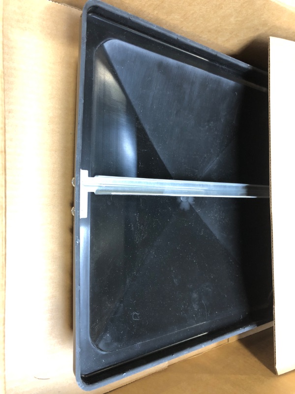 Photo 2 of Camco 40173 Replacement Vent Lid (Jensen (Since 1994) for Metal Vent Black Polypropylene) Jensen (Metal Base '94 & Up Models) Black