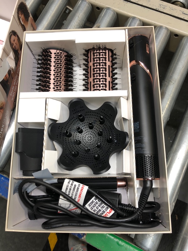 Photo 1 of Shark HD440BK FlexStyle Air Drying & Styling System with Wide Tooth Comb and Non-Slip Clips Wide Tooth Comb + Ultimate Accessory Pack Black