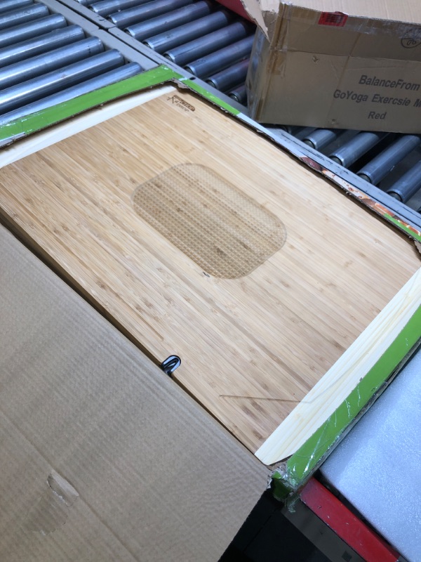 Photo 3 of 30x20 Bamboo Extra Large Cutting Board- Use as a Charcuterie Board, Butcher Block, Over Sink Cutting Board, Brisket Cutting Board, Rv Stove Top Cover, Noodle Board Stove Cover, Meat Cutting Board