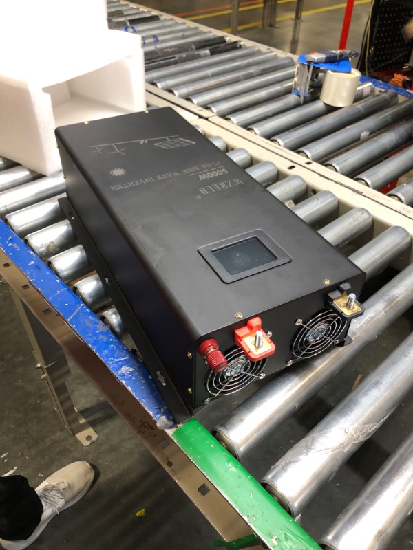 Photo 5 of ***scratch from shipping*** 5000W 24V Pure Sine Wave Inverter,24 Volt DC to AC 120V 240V Split Phase Power Inverter,2*AC Hardwire Terminal,10KW Surge,High Efficiency up to 91.6%,Wireless Remote 5KW 24V