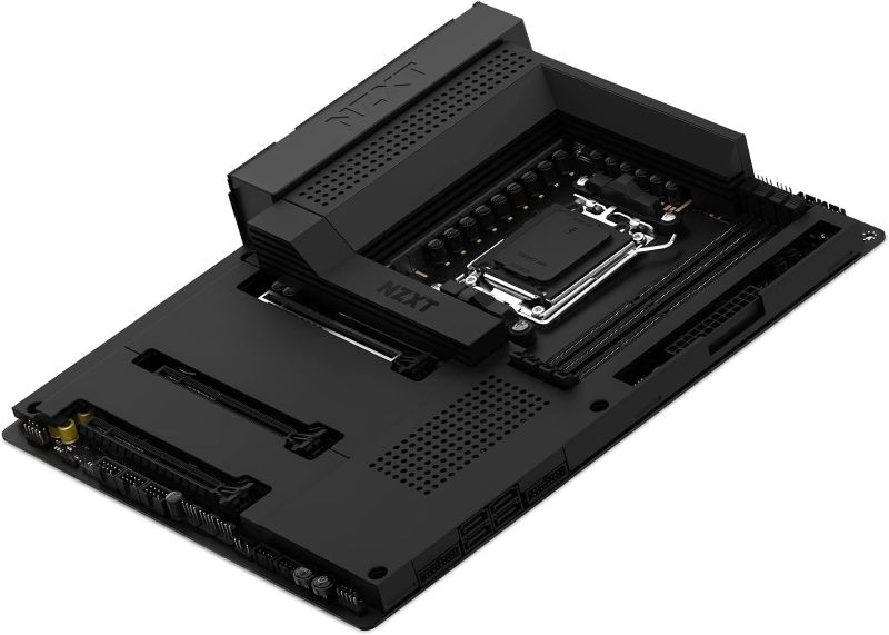 Photo 1 of NZXT N7 B650E - N7-B65XT-B1 - AMD B650 chipset (Supports AMD 7000 Series CPUs) - ATX Gaming Motherboard - Integrated Rear I/O Shield - Wifi 6 connectivity - Black
