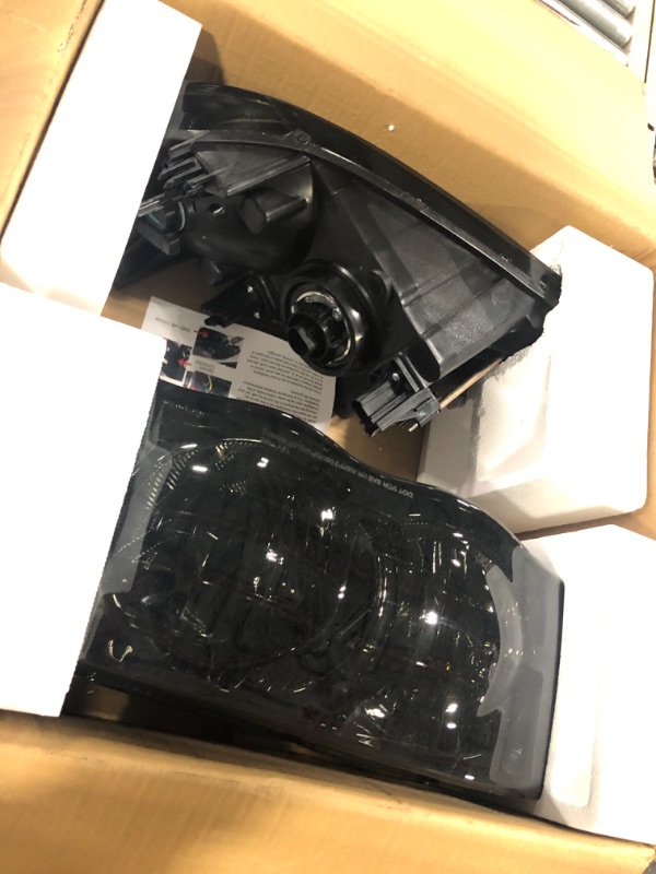Photo 1 of ADCARLIGHTS 2002 2003 2004 2005 Dodge Ram Headlight Assembly for 2002-2005 Dodge Ram 1500/2003-2005 Ram 2500 3500 Clear Lens Chrome Housing with Amber Reflector Headlamp Replacement Pair OE Replacement A-Chrome Housing Amber Reflector