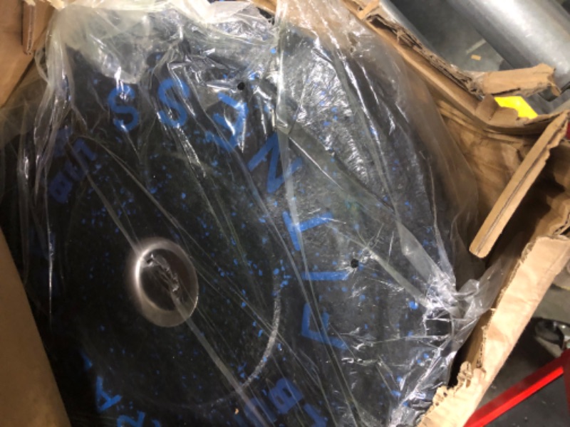 Photo 1 of **USED ONE ONLY** Bumper Plates High-Bounce Olympic Weight Plates, Colored crumb rubber plate for Weight Lifting and Strength Training
