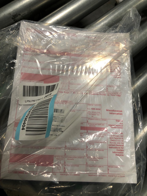 Photo 2 of 1099 NEC Forms 2022, 50 Pack 3 Part Laser Tax Forms Kit Pack of Federal/State Copy's, 1096's. Great for QuickBooks and Accounting Software, 2022, 1099-NEC 50 Pack