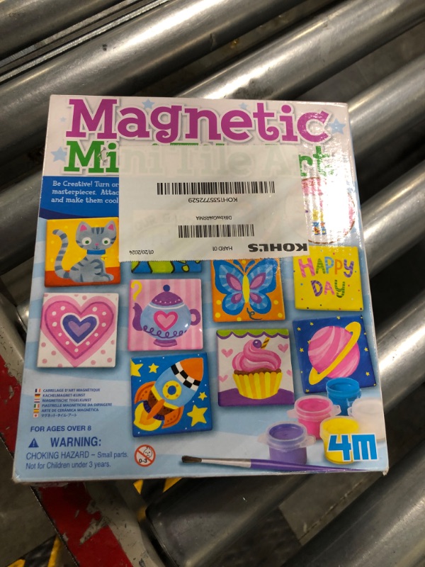 Photo 2 of 4M Magnetic Mini Tile Art, Art & Crafts DIY Kit, For Boys & Girls Ages 8+