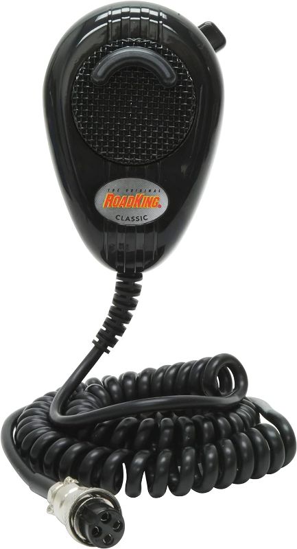 Photo 1 of 4-Pin Dynamic Noise Canceling CB Microphone Black Boxed Pkg