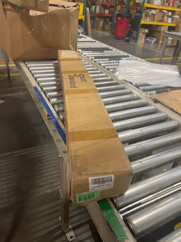 Photo 1 of SMARTSTANDARD 8 Feet Heavy Duty Sturdy Sliding Barn Door Hardware Kit -Smoothly and Quietly -Easy to Install -Includes Step-by-Step Installation Instruction Fit 48" Wide Door Panel ( J Shape Hanger)