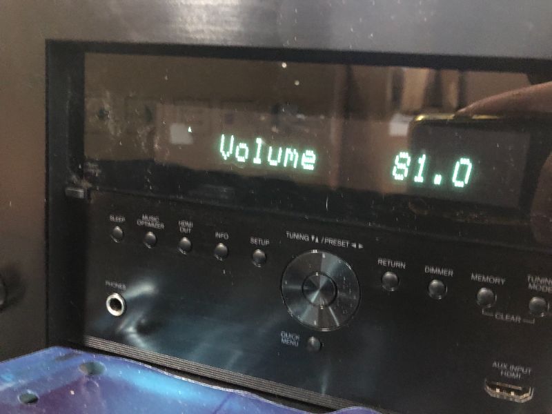 Photo 2 of ****ITEM TURNS ON BUT DOES NOT FUNCTION FURTHER///SOLD AS PARTS****Onkyo TX-RZ50 9.2-Channel THX Certified AV Receiver