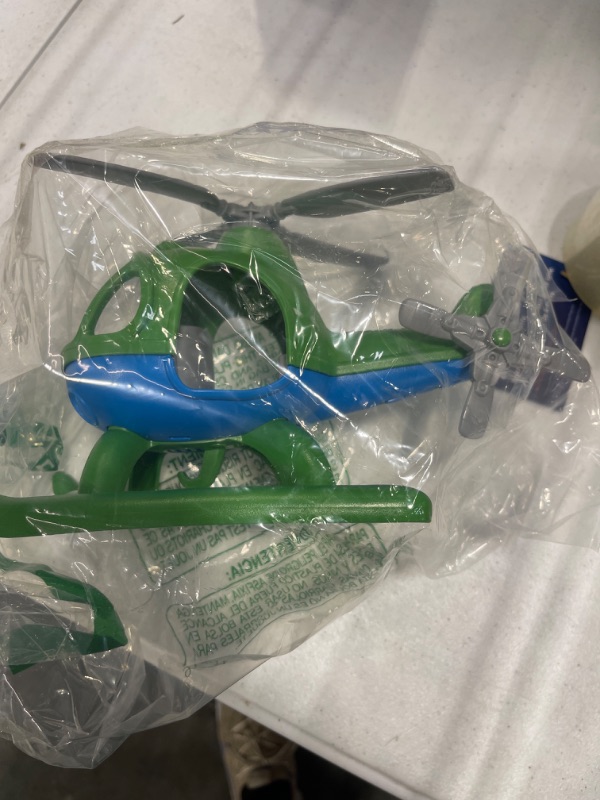 Photo 2 of Green Toys Helicopter, Green/Blue