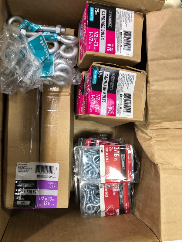 Photo 1 of *NO RETURNS* MIXED BOX EVERBILT SCREWS & BOLTS 
