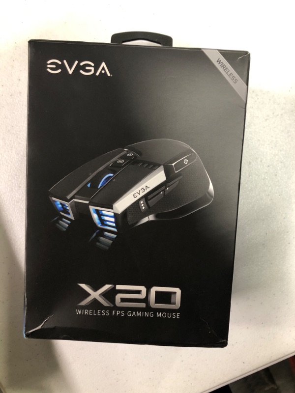 Photo 1 of EVGA X17 Gaming Mouse, Wired, Black, Customizable, 16,000 DPI, 5 Profiles, 10 Buttons, Ergonomic 903-W1-17BK-KR