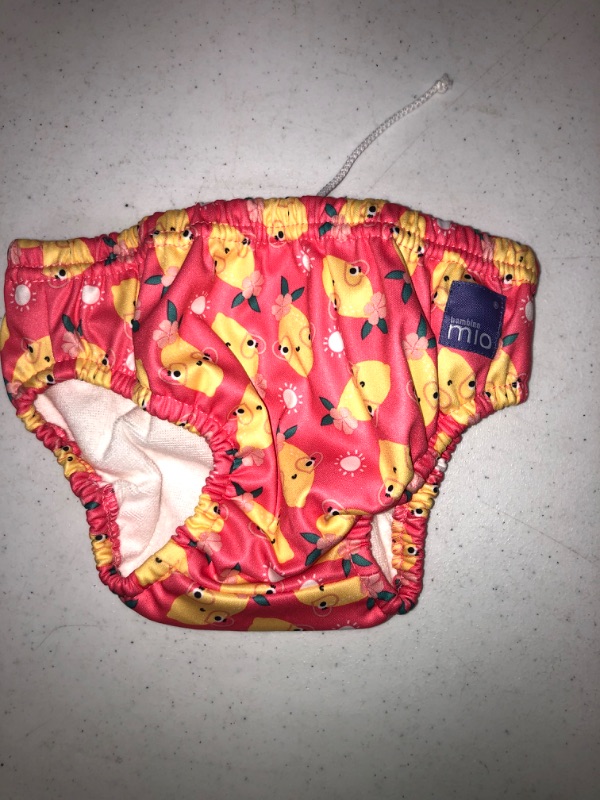 Photo 3 of Bambino Mio Reusable Swim Diaper, Lemon Twist, Medium (6-12 Months)