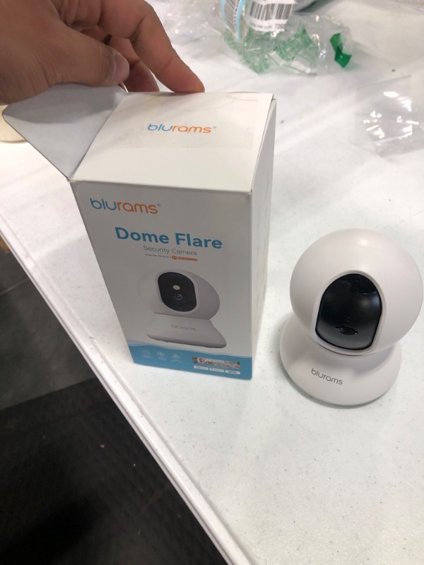 Photo 1 of blurams Pet Camera 2K, 360° Indoor Security Camera, Dog Camera with Phone App, PTZ Cameras for Home Security Indoor, 2-Way Audio, Motion Tracking, Color/IR Night Vision, Siren, Cloud&SD(2.4GHz Only) White