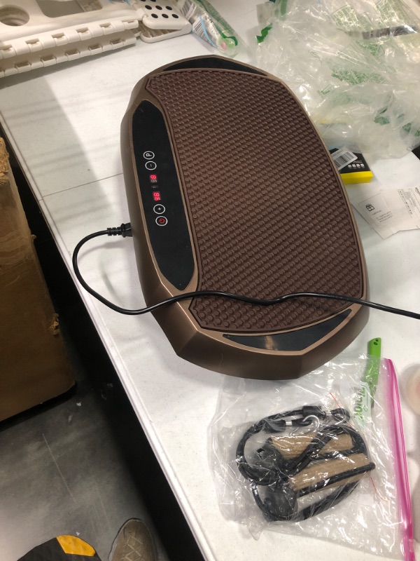 Photo 1 of EILISON Bolt Vibration Plate Exercise Machine - Lymphatic Drainage Machine for Weight Loss Home Fitness - Whole Body Vibration Platform Exercise Machine - Max User Weight 300lbs
