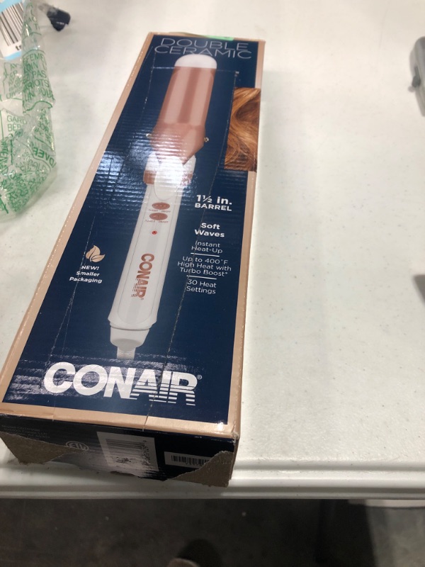 Photo 2 of Conair Double Ceramic Rose Gold Curling Iron - 1.5&#34;