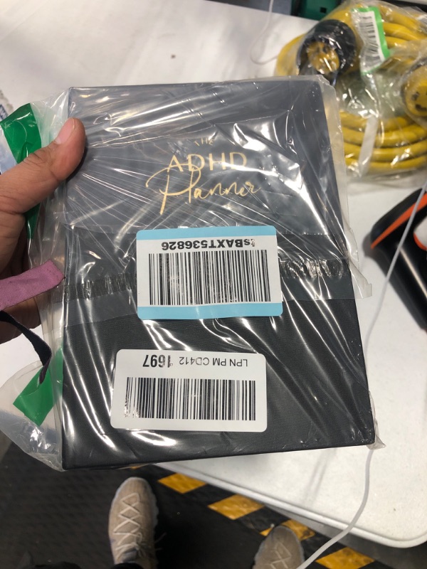 Photo 2 of The ADHD Planner for Adults - Undated Daily & Weekly ADHD Journal for Disorganized People, 90 Days - Habit Tracker, Record Emotions & Mood - Academic Goals - Structure & Focus for Adults Brains Black