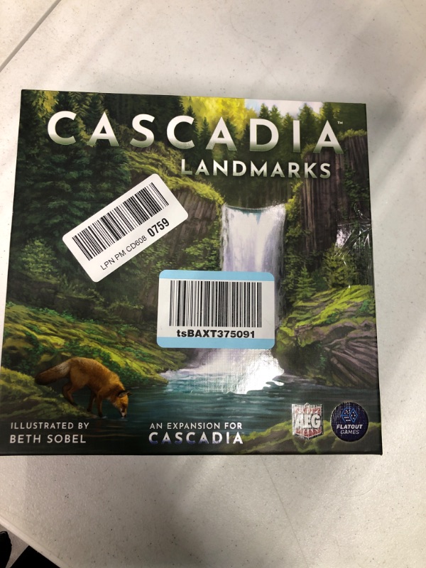 Photo 3 of AEG: Cascadia Landmarks - Expansion, Puzzle &-Tile Placement-Board Game, Animal & Nature Themed, Alderac Entertainment Group, FlatOut Games, Ages 10+, 1-6 Players, 30-45 Min