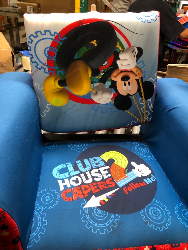 Photo 2 of Delta Children Upholstered Chair, Disney Mickey Mouse