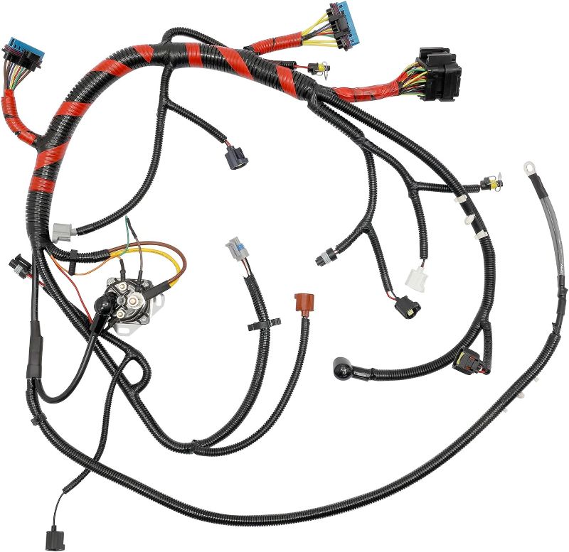 Photo 1 of Engine Wiring Harness, Compatible with 1999 Ford F250 F350 F450 F550 Super Duty with 7.3L Diesel Engine | F81Z-12B637-BA, F81Z12B637BA, 7.3 Wire Harness, Automatic Transmission Build Before 12/7/1998