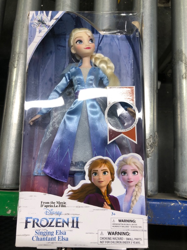 Photo 2 of Disney Frozen Singing Elsa Fashion Doll with Music Wearing Blue Dress Inspired by The Frozen 2 movie, Toy For Kids 3 years & Up