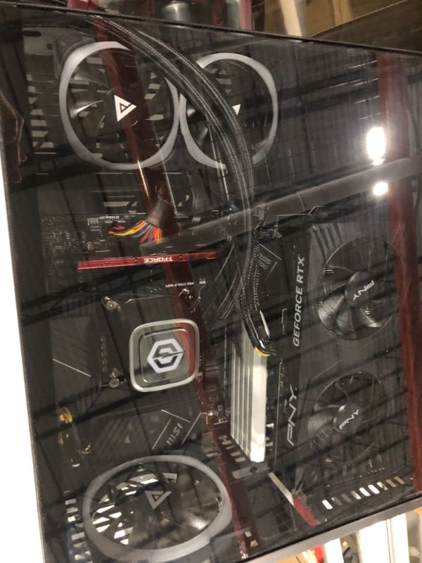 Photo 3 of **USED** CyberPowerPC Gamer Xtreme VR Gaming PC, Intel Core i9-13900KF 3.0GHz, GeForce RTX 4070 12GB, 16GB DDR5, 1TB NVMe SSD, Wi-Fi Ready & Windows 11 Home (GXiVR8080A36),Black PC i9-13900KF | RTX 4070