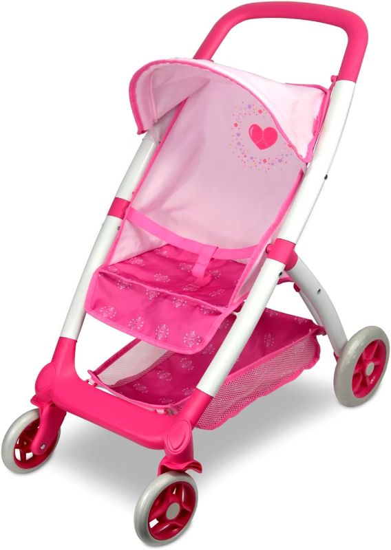 Photo 3 of 
Roll over image to zoom in
Baby Doll Stroller for 18 inches American Girl Dolls with Multi Function. (DA422-PINK)…