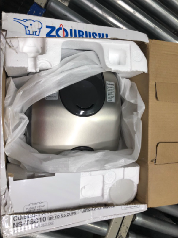 Photo 3 of Zojirushi NS-TSC10 5-1/2-Cup (Uncooked) Micom Rice Cooker and Warmer, 1.0-Liter 5.5 cups Rice Cooker