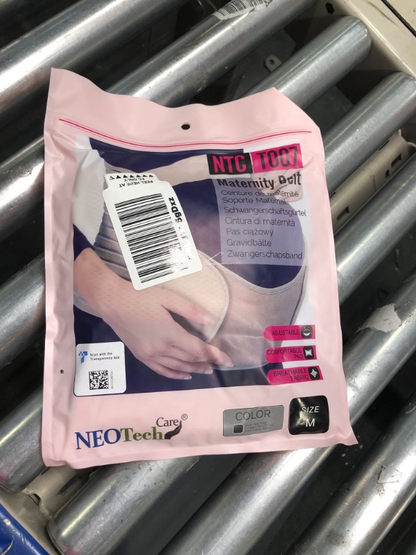 Photo 2 of NeoTech Care Pregnancy Support Maternity Belt, Waist/Back/Abdomen Band, Belly Brace, Black, Size M Medium (Pack of 1) 