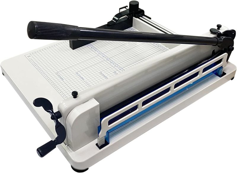 Photo 1 of HFS(R) 17" Heavy Duty Guillotine Paper Cutter - Stack Paper Trimmer-Cuts Up to 400 Sheets